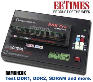 RAM test with the RAMCHECK DDR2 memory tester